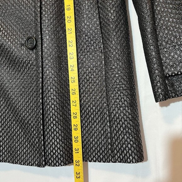 J. Crew Collection Women’s Gray Size Jacket Coat Blazer Rayón Silk Blend Belt - Picture 5 of 12